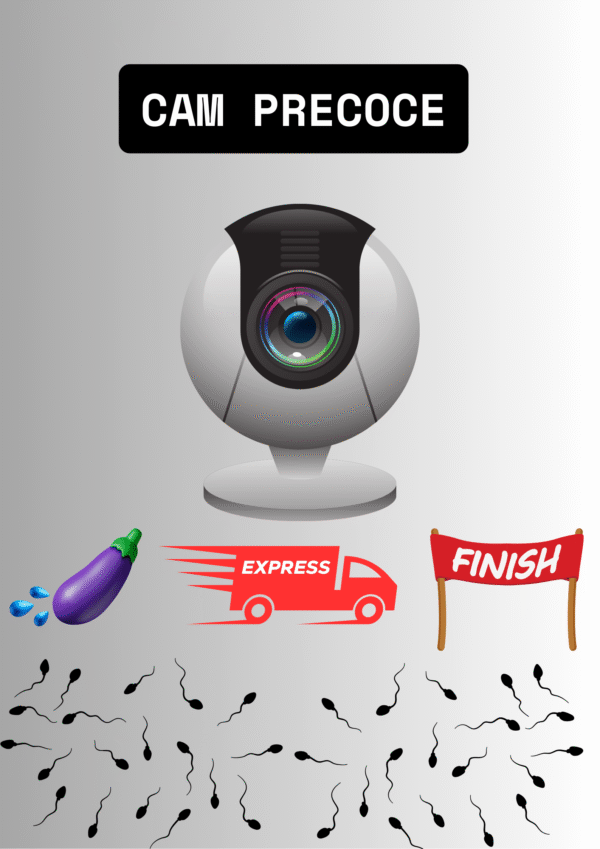 Capture d'écran de l'application Cam Precoccee affichant des fonctionnalités et des options d'utilisation.