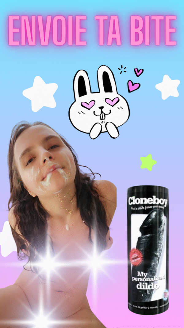 une fille fait la promotion de produit en silicone