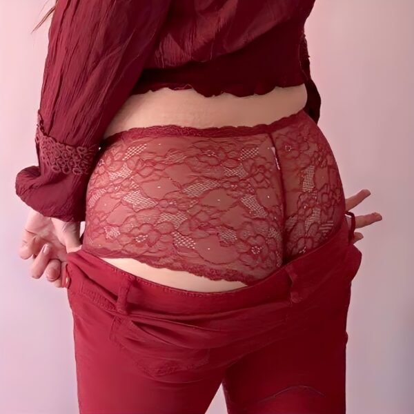 Arrière plan sur les fesses d'une fille en sous vêtement