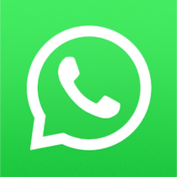 Icône de l'application WhatsApp sur un smartphone Android, avec un fond vert et une bulle de discussion blanche.